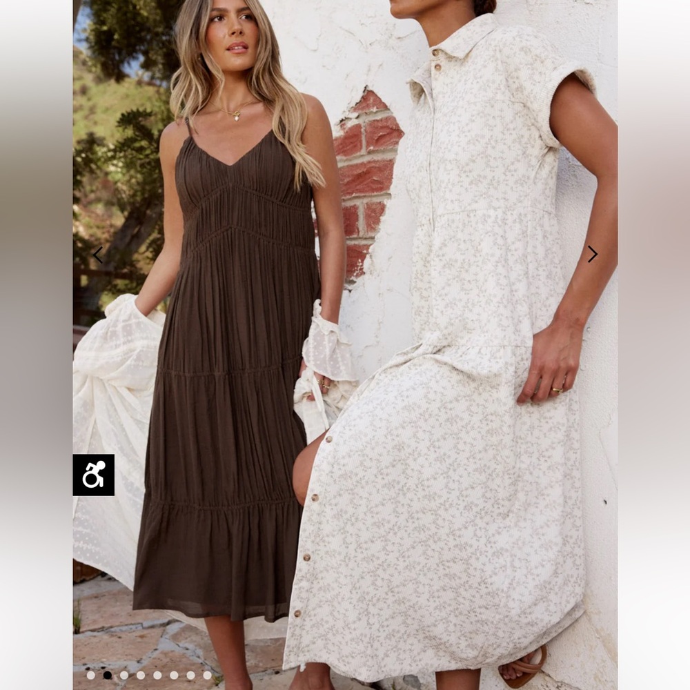 Bohme Brown midi dress